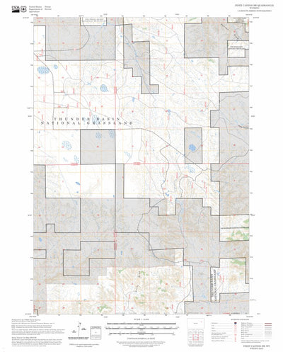 Piney Canyon SW, WY FSTopo Preview 1