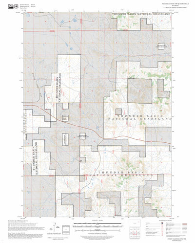 Piney Canyon NW, WY FSTopo Preview 1