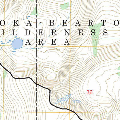 Pinnacle Mountain, MT FSTopo Preview 2