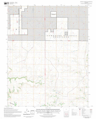 Pintada Creek, CO FSTopo Preview 1