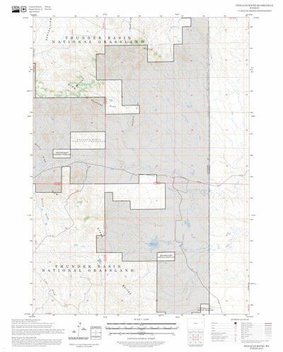 Pinnacle Rocks, WY FSTopo Preview 1