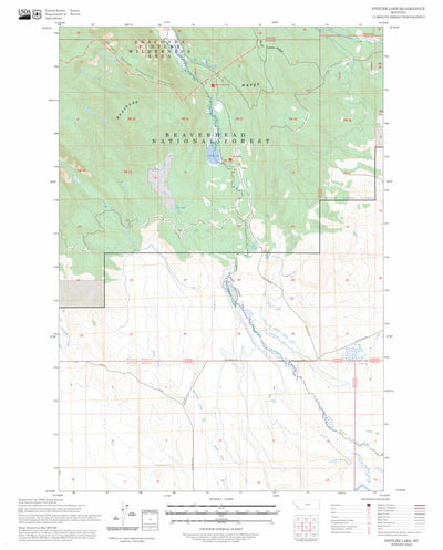 Pintler Lake, MT FSTopo Preview 1
