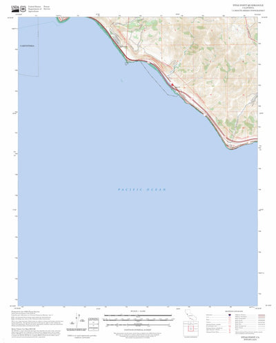 Pitas Point, CA FSTopo Preview 1