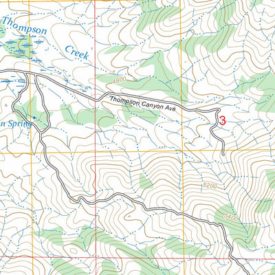 Piute Peak, CA FSTopo Preview 2