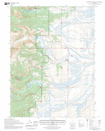 Pitchpine Mountain, CO FSTopo Preview 1