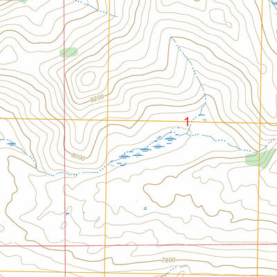 Pocket Creek Lake, WY FSTopo Preview 2