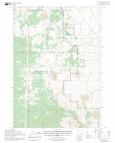 Plot Butte, OR FSTopo Preview 1