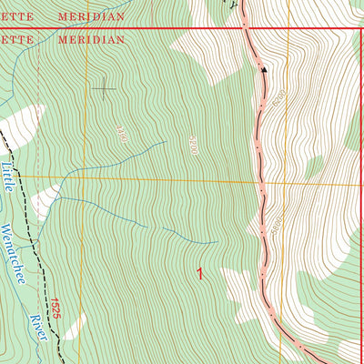 Poe Mountain, WA FSTopo Preview 3