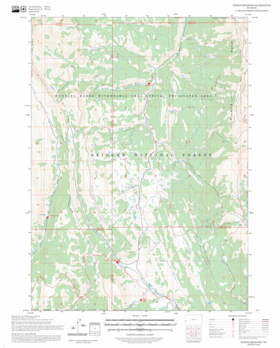 Poison Meadows, WY FSTopo Preview 1