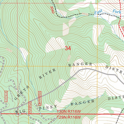 Poison Meadows, WY FSTopo Preview 3