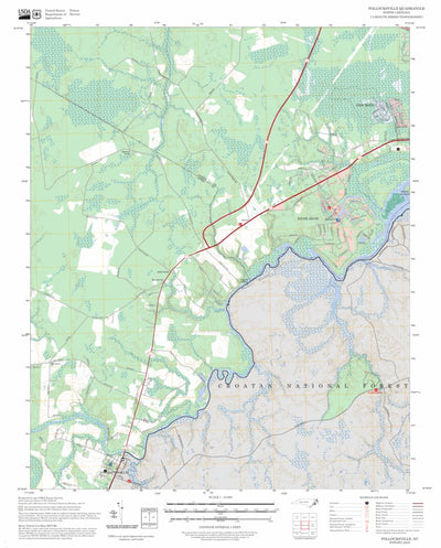 Pollocksville, NC FSTopo Preview 1