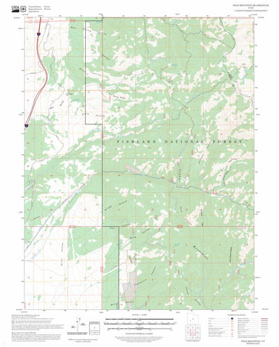 Pole Mountain, UT FSTopo Preview 1