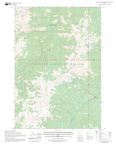 Pollock Mountain, ID FSTopo Preview 1