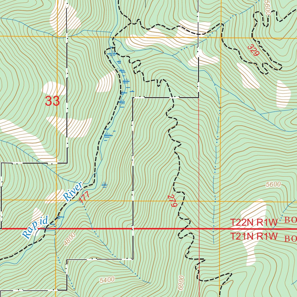 Pollock Mountain, ID FSTopo Map by US Forest Service - Topo | Avenza Maps