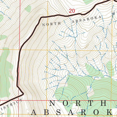 Pollux Peak, WY FSTopo Preview 3