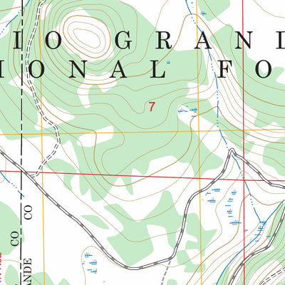 Pool Table Mountain, CO FSTopo Preview 2