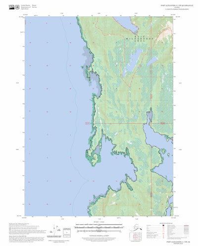 Port Alexander A-1 NW, AK FSTopo Preview 1