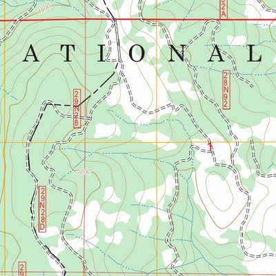 Pony Buck Peak, CA FSTopo Preview 2