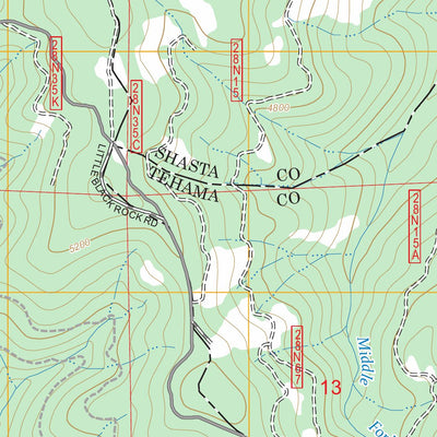 Pony Buck Peak, CA FSTopo Preview 3