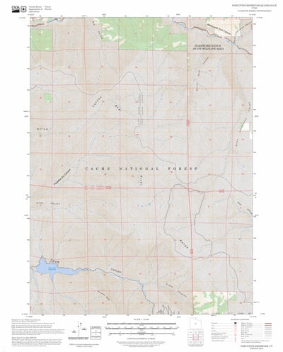 Porcupine Reservoir, UT FSTopo Preview 1