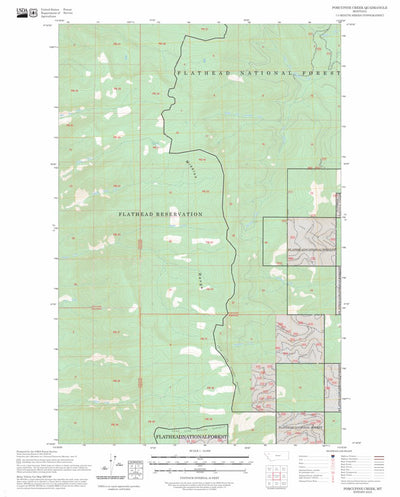 Porcupine Creek, MT FSTopo Preview 1