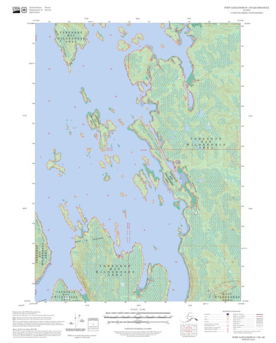 Port Alexander B-1 NE, AK FSTopo Preview 1