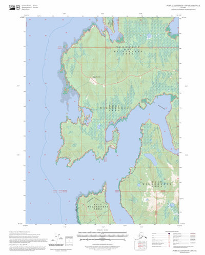 Port Alexander B-1 SW, AK FSTopo Preview 1