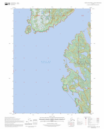 Port Alexander C-4 SE, AK FSTopo Preview 1