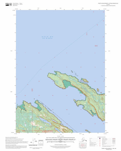 Port Alexander D-1 NW, AK FSTopo Preview 1