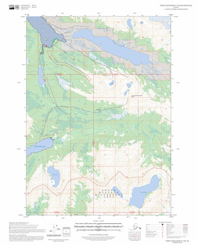 Port Alexander D-4 NE, AK FSTopo Preview 1