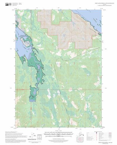 Port Alexander D-1 SW, AK FSTopo Preview 1