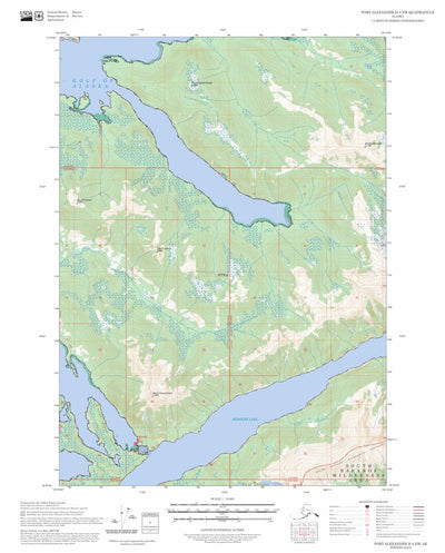 Port Alexander D-4 NW, AK FSTopo Preview 1