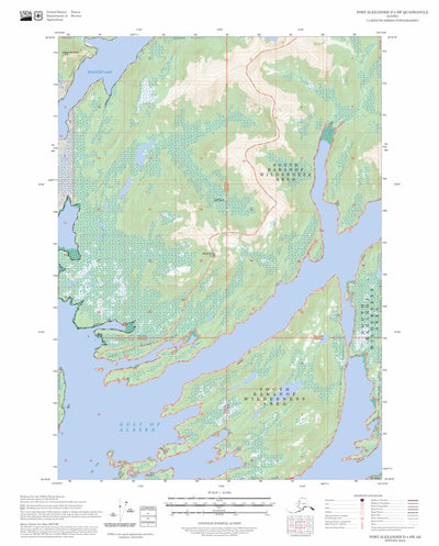 Port Alexander D-4 SW, AK FSTopo Preview 1