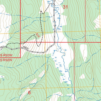 Porter Mountain, CO FSTopo Preview 3