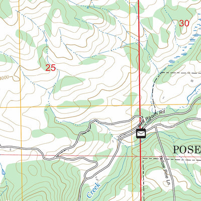 Posey, CA FSTopo Preview 2