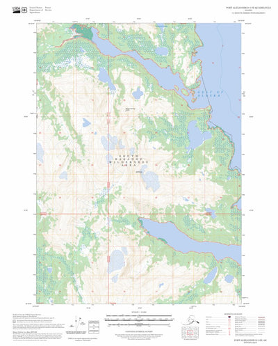 Port Alexander D-3 SE, AK FSTopo Preview 1
