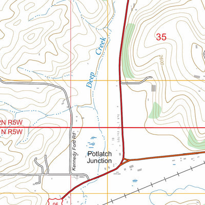 Potlatch, ID FSTopo Preview 2