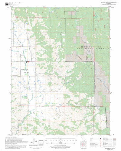 Potter Valley, CA FSTopo Preview 1