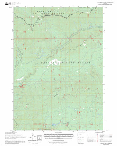 Potter Mountain, OR FSTopo Preview 1