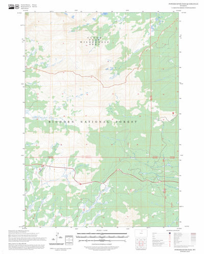 Powder River Pass, WY FSTopo Preview 1