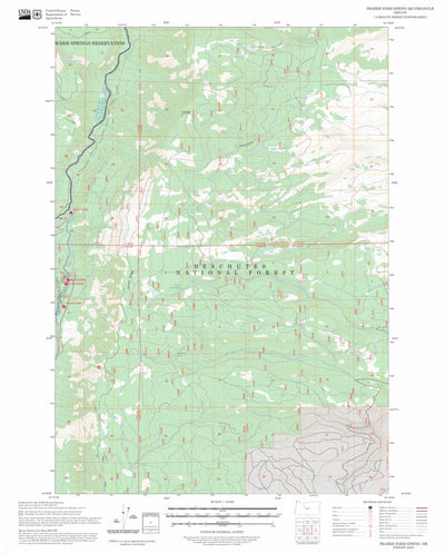 Prairie Farm Spring, OR FSTopo Preview 1