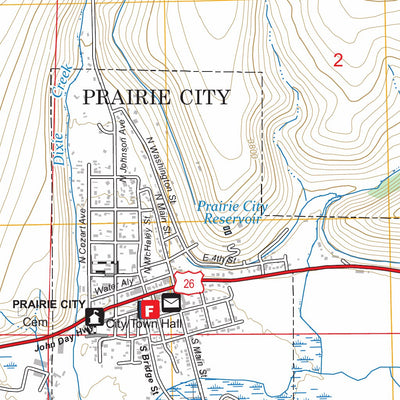 Prairie City, OR FSTopo Preview 3