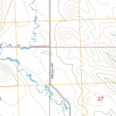 Pretty Rock Butte SE, ND FSTopo Preview 2