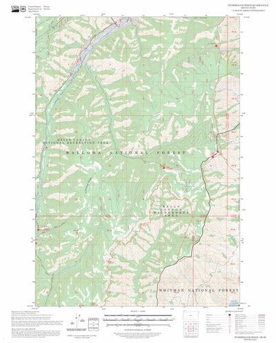 Puderbaugh Ridge, OR FSTopo Preview 1