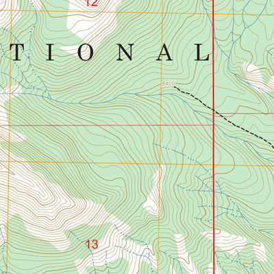 Ptarmigan Mountain, WY FSTopo Preview 2