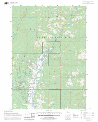 Pyle Creek, ID FSTopo Preview 1