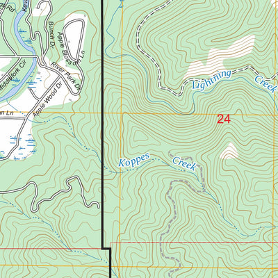 Pyle Creek, ID FSTopo Preview 2