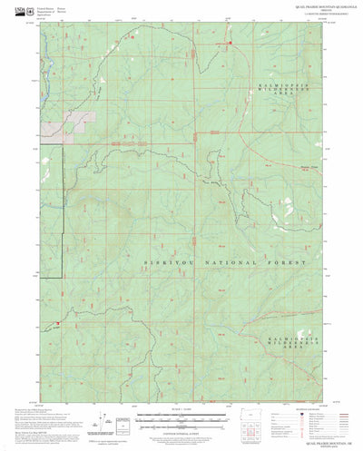 Quail Prairie Mountain, OR FSTopo Preview 1