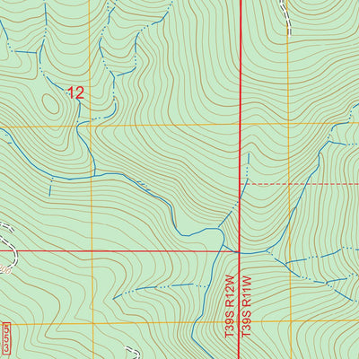 Quail Prairie Mountain, OR FSTopo Preview 2