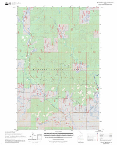 Quartz Mountain, ID FSTopo Preview 1